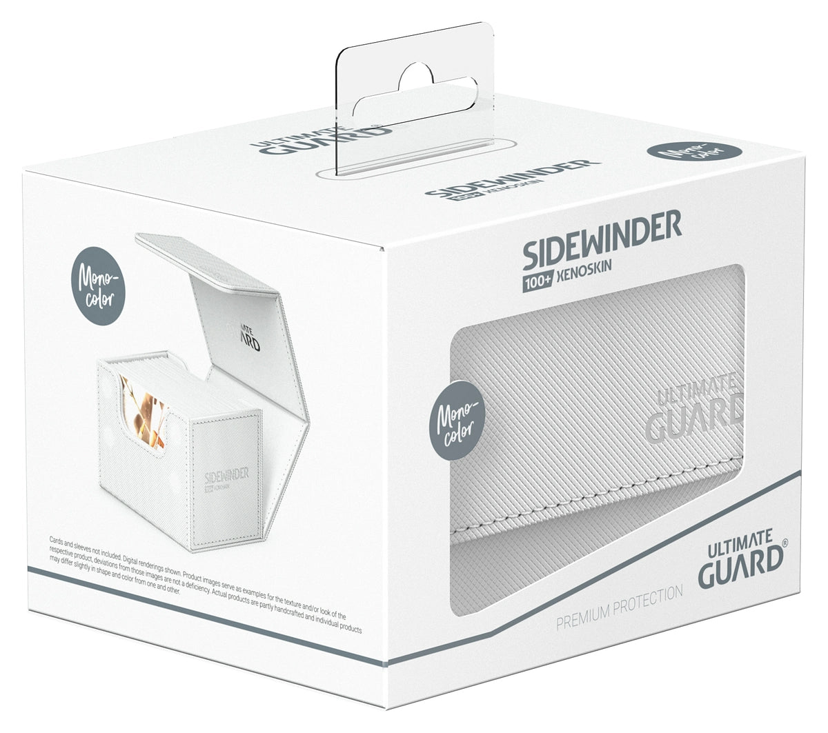 Ultimate Guard Sidewinder 100 White Xenoskin Deck Box