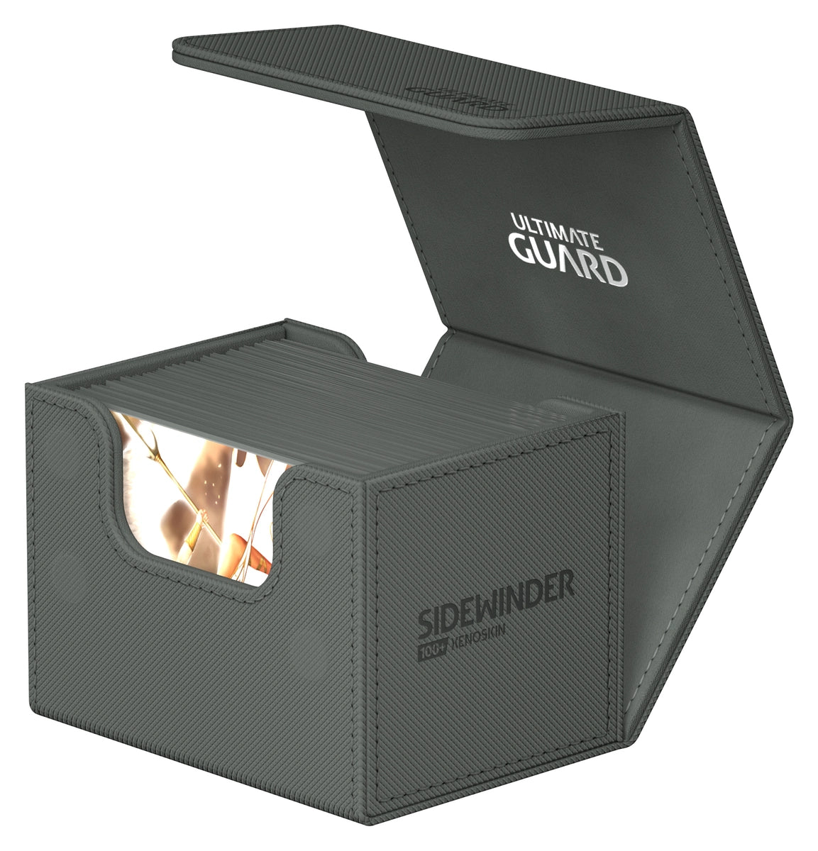 Ultimate Guard Sidewinder 100 Grey Xenoskin Deck Box