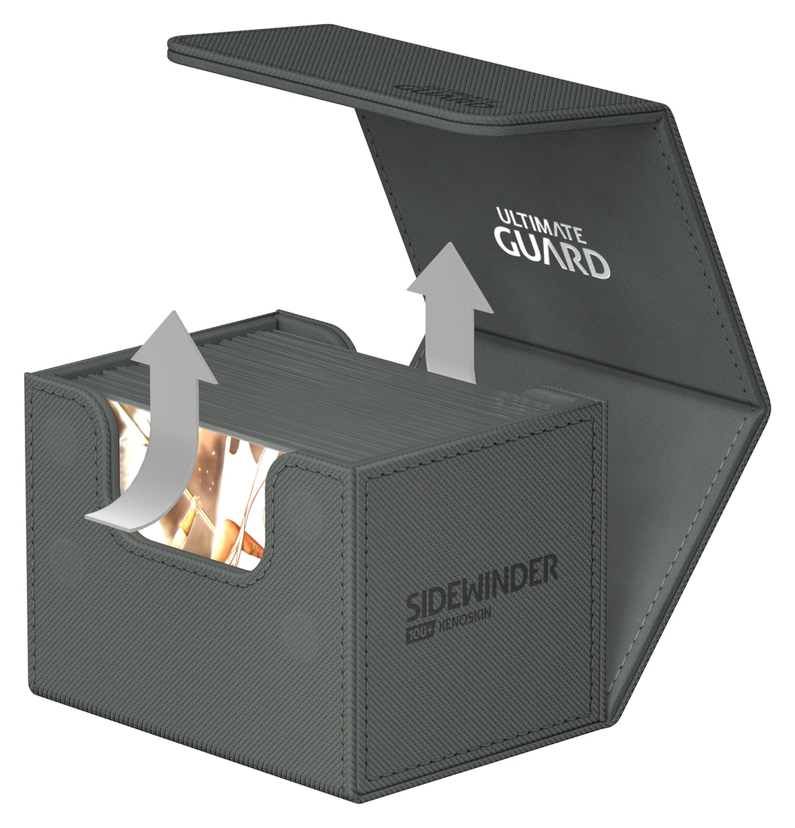Ultimate Guard Sidewinder 100 Grey Xenoskin Deck Box