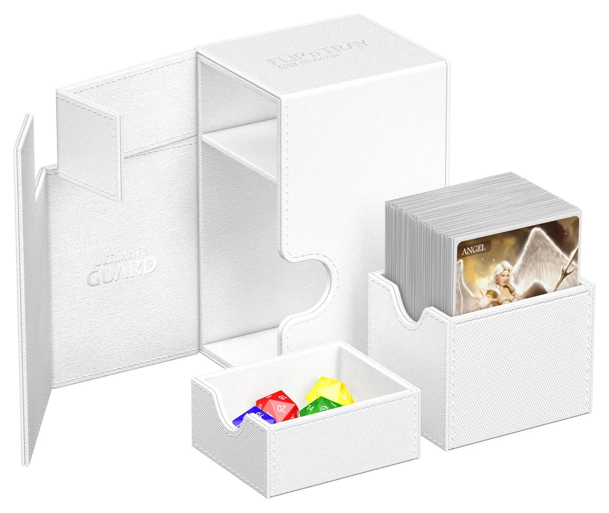 Ultimate Guard Flip n Tray 80 White Xenoskin Deck Box
