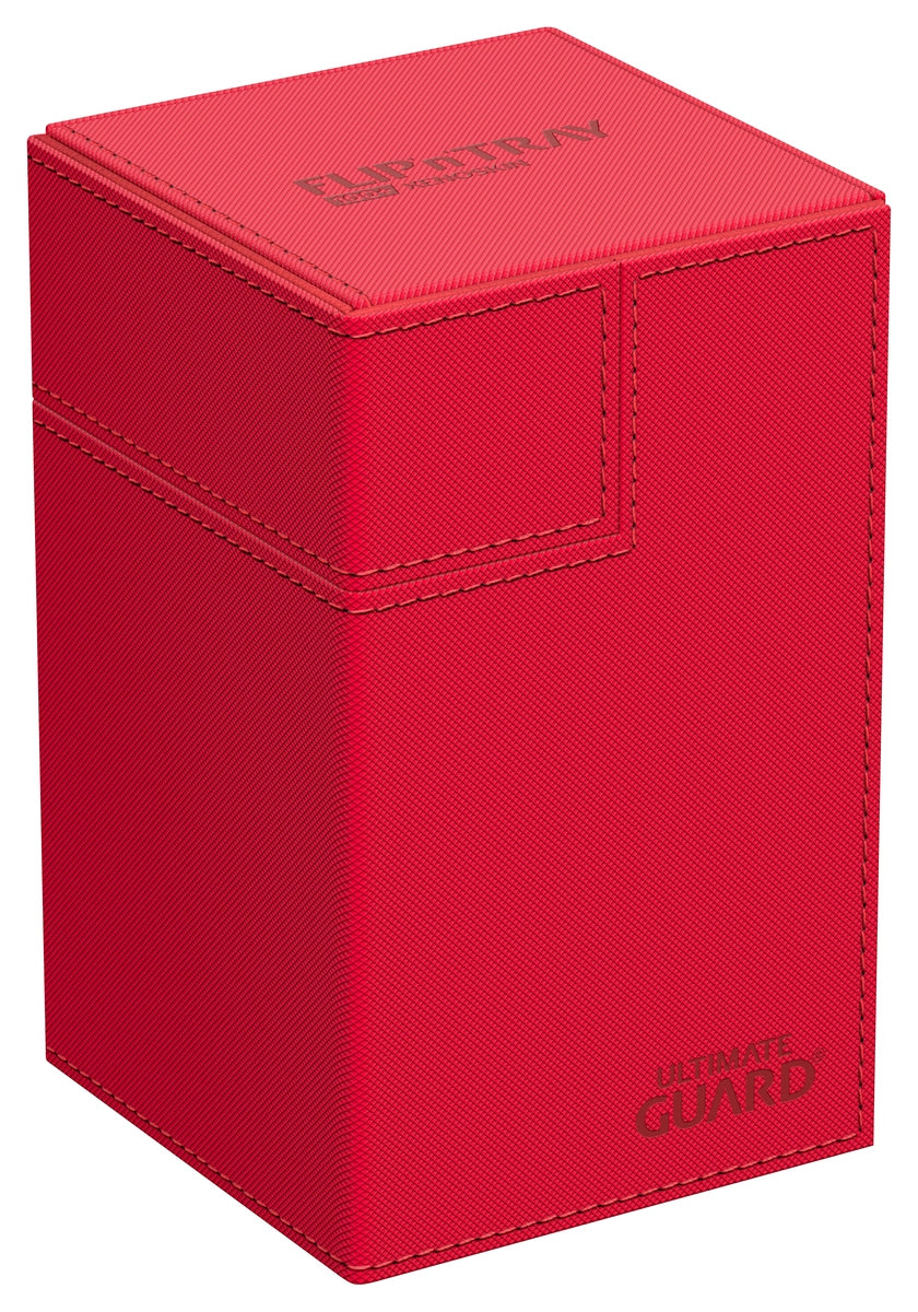 Ultimate Guard Flip n Tray 100 Red Xenoskin Deck Box