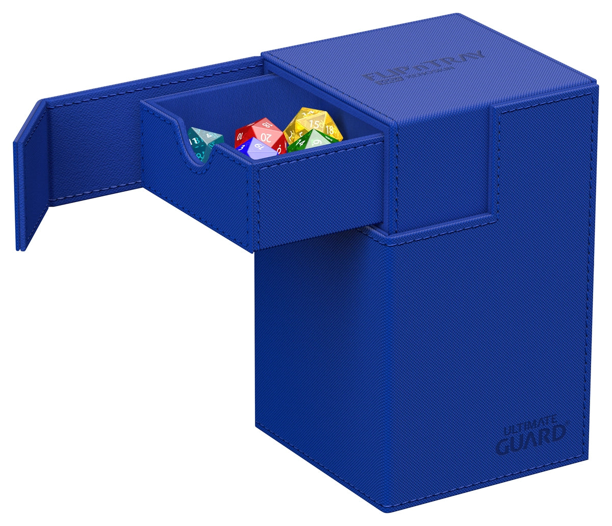 Ultimate Guard Flip n Tray 100 Blue Xenoskin Deck Box