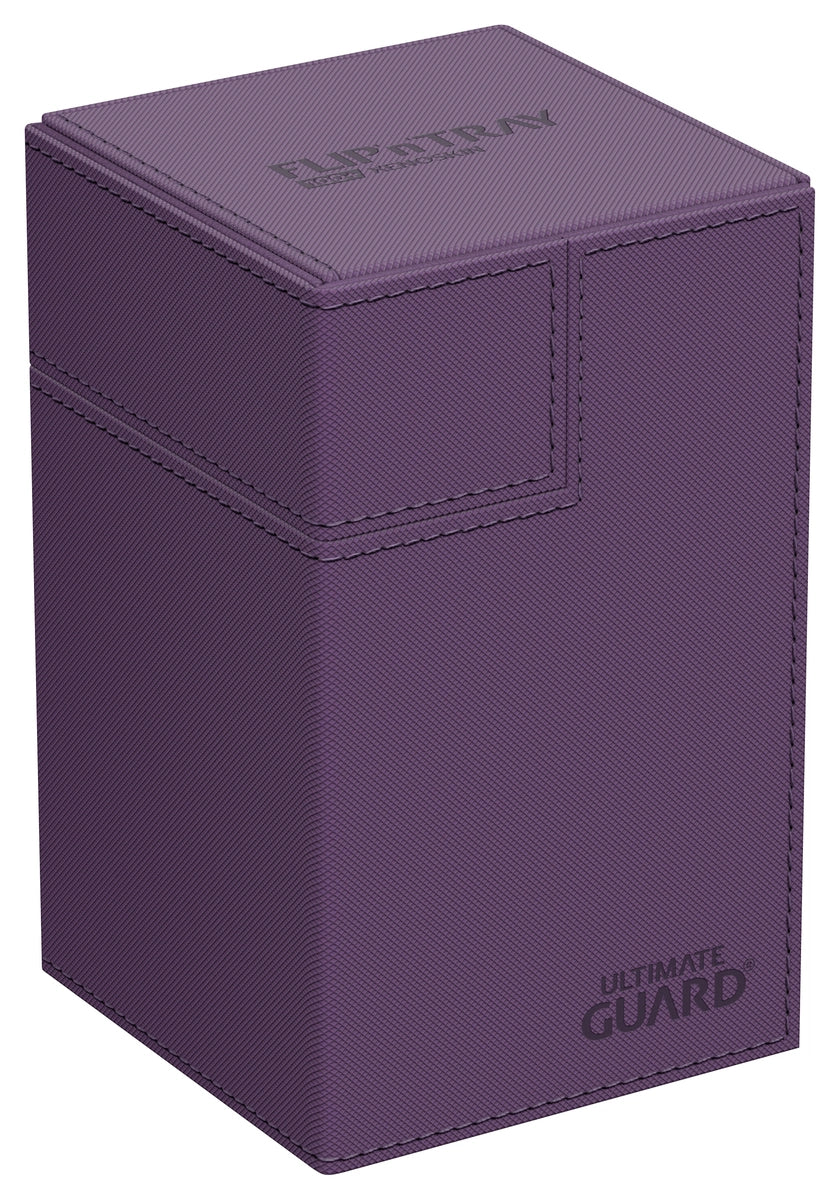 Ultimate Guard Flip n Tray 100 Purple Xenoskin Deck Box