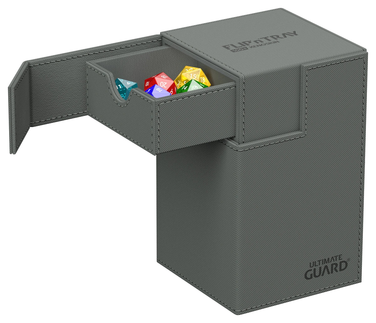 Ultimate Guard Flip n Tray 100 Grey Xenoskin Deck Box