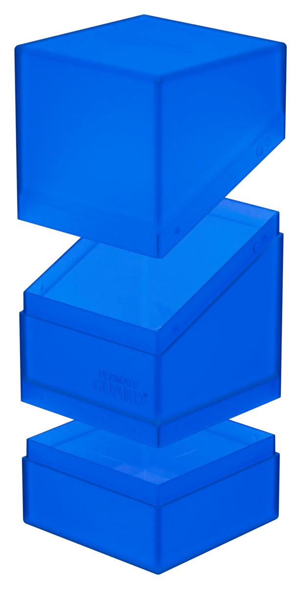 Ultimate Guard Boulder n Tray 100 Sapphire Deck Box