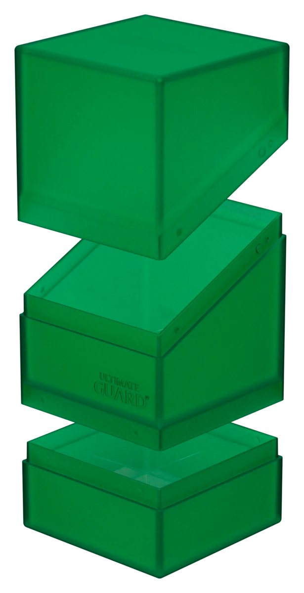Ultimate Guard Boulder n Tray 100 Emerald Deck Box