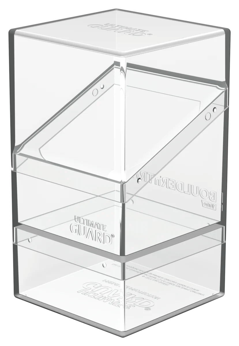 Ultimate Guard Boulder n Tray 100 Clear Deck Box