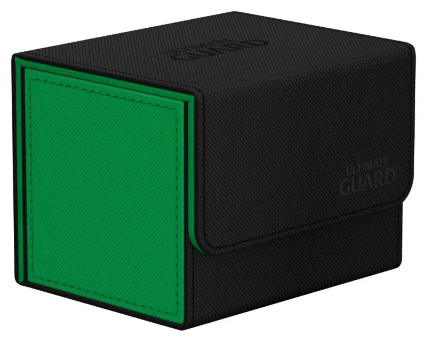 Ultimate Guard Sidewinder 100 Black/Green Xenoskin Synergy Deck Box