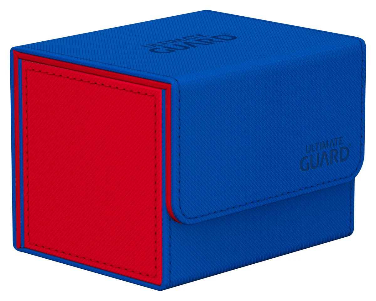 Ultimate Guard Sidewinder 100 Blue/Red Xenoskin Synergy Deck Box