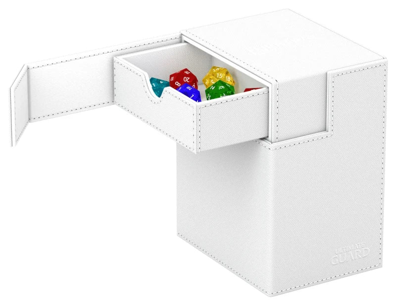 Ultimate Guard Flip n Tray 133 White Xenoskin Deck Box