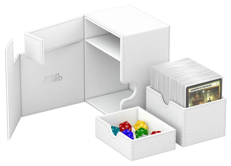 Ultimate Guard Flip n Tray 133 White Xenoskin Deck Box