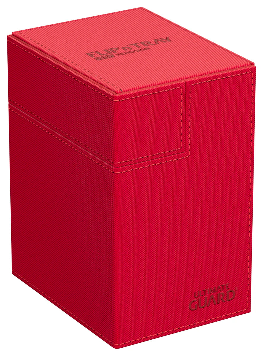 Ultimate Guard Flip n Tray 133 Red Xenoskin Deck Box
