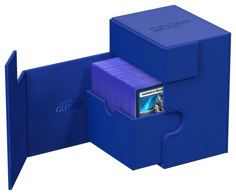 Ultimate Guard Flip n Tray 133 Blue Xenoskin Deck Box