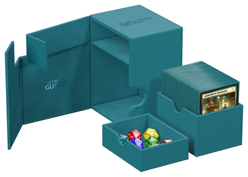 Ultimate Guard Flip n Tray 133 Petrol Xenoskin Deck Box