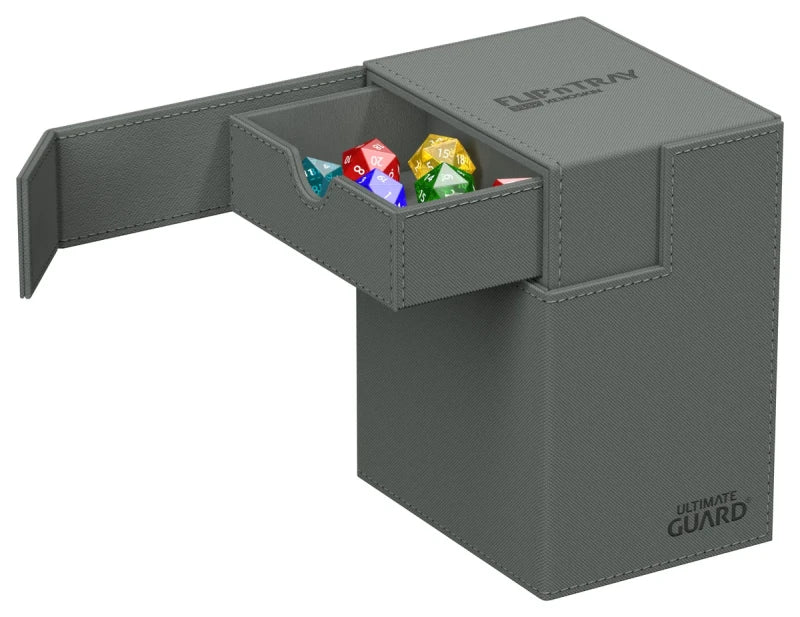 Ultimate Guard Flip n Tray 133 Grey Xenoskin Deck Box
