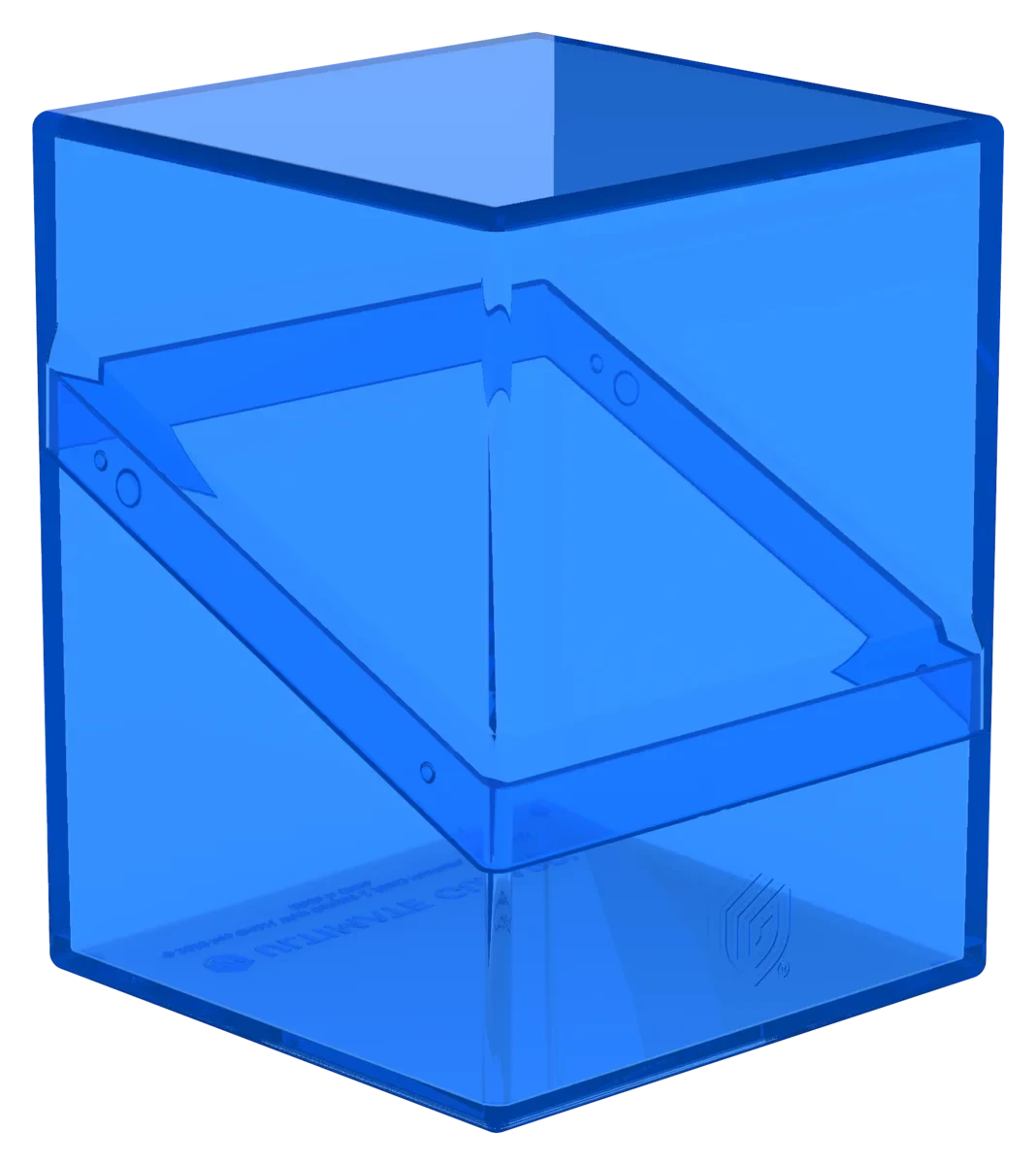 Boulder 100 Clear Deck Box - Sapphire