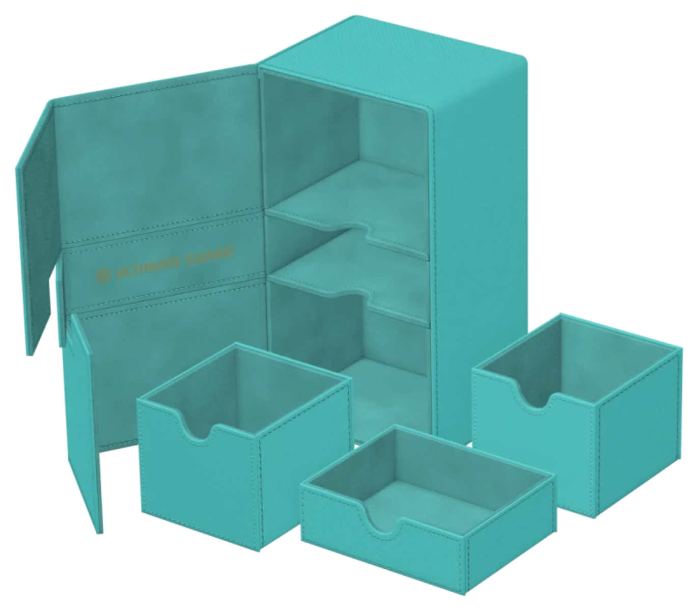 Ultimate Guard Twin Flip n Tray 200 Lagoon Xenoskin Deck Case