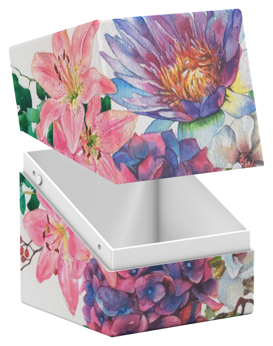 Boulder 100 Floral Places Deck Box - Lotus Bloom
