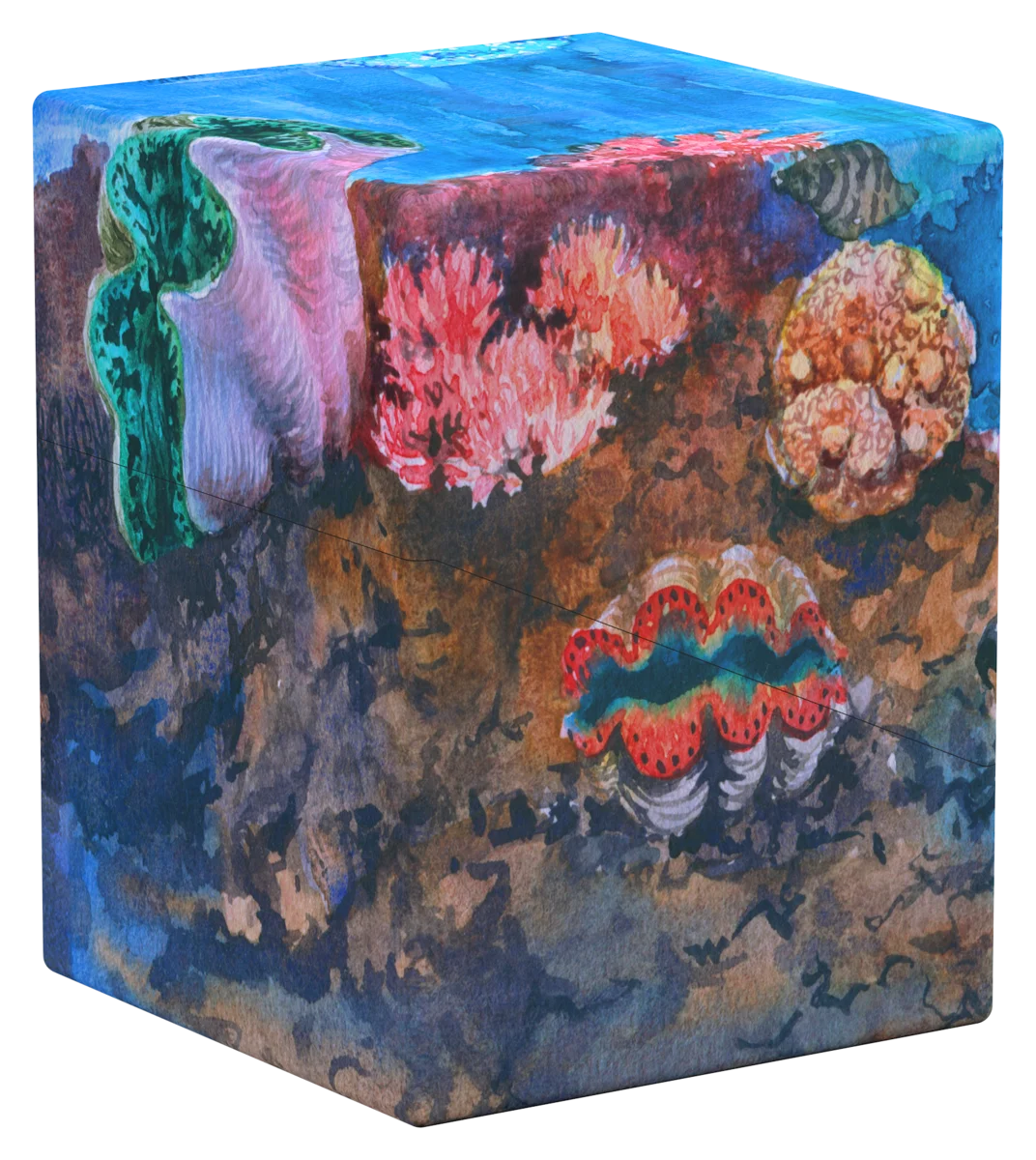 Boulder 100 Coral Place Deck Box - Seablue Hush