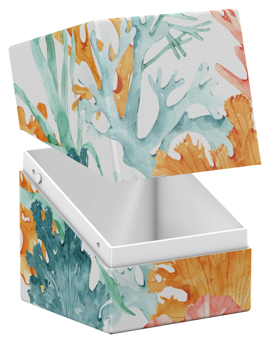 Boulder 100 Coral Places Deck Box - Coraline Eden