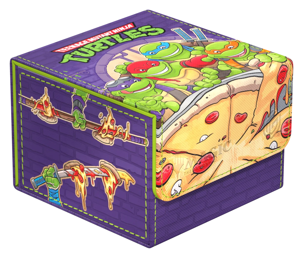 TMNT Pizza Box Sidewinder 133 Commander Deck Box