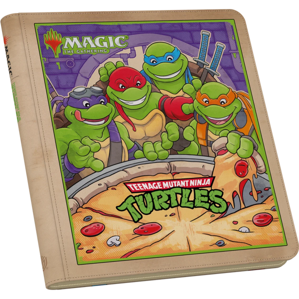 TMNT Pizza Box Zipfolio 480 Card Binder