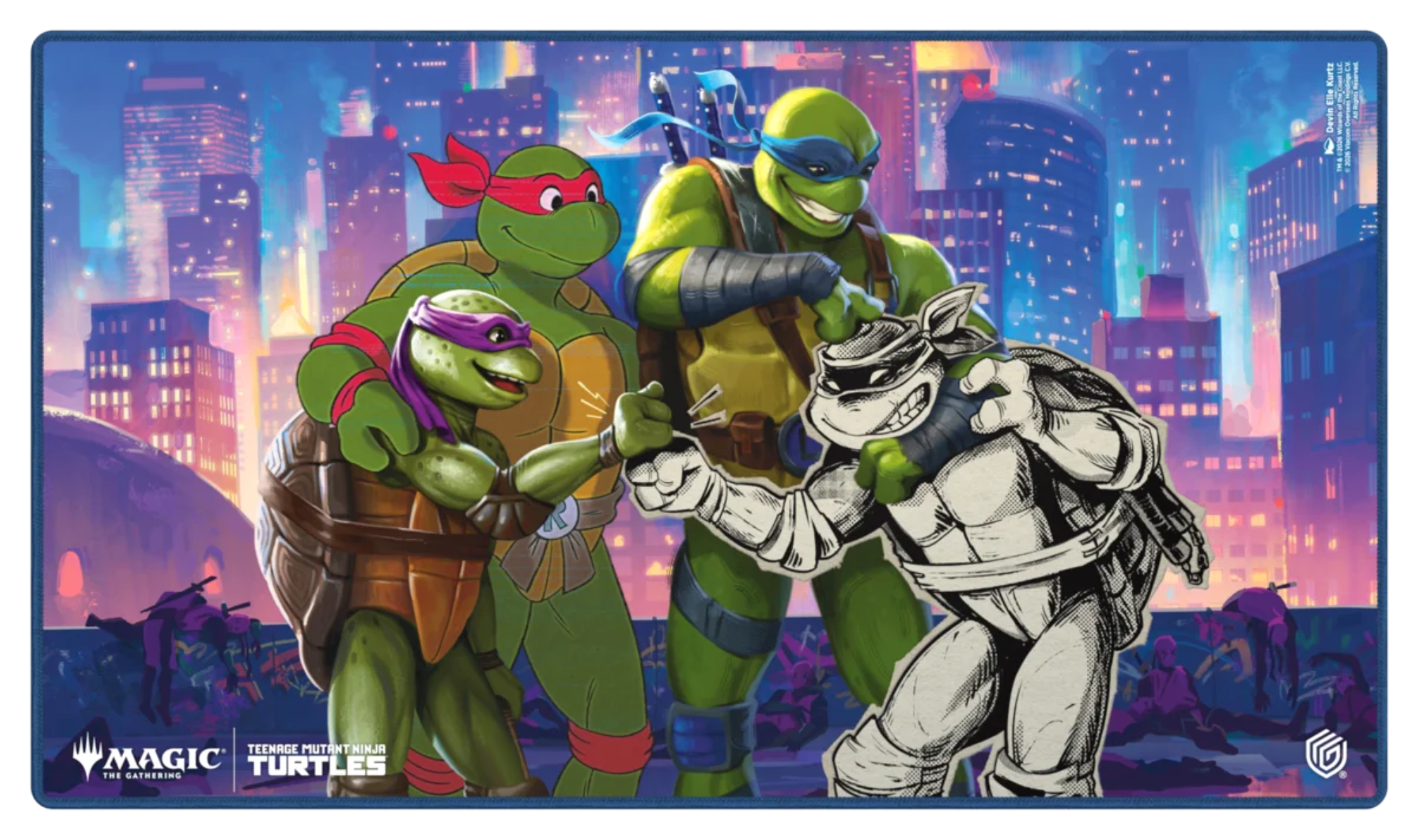 TMNT Turtles Forever Playmat