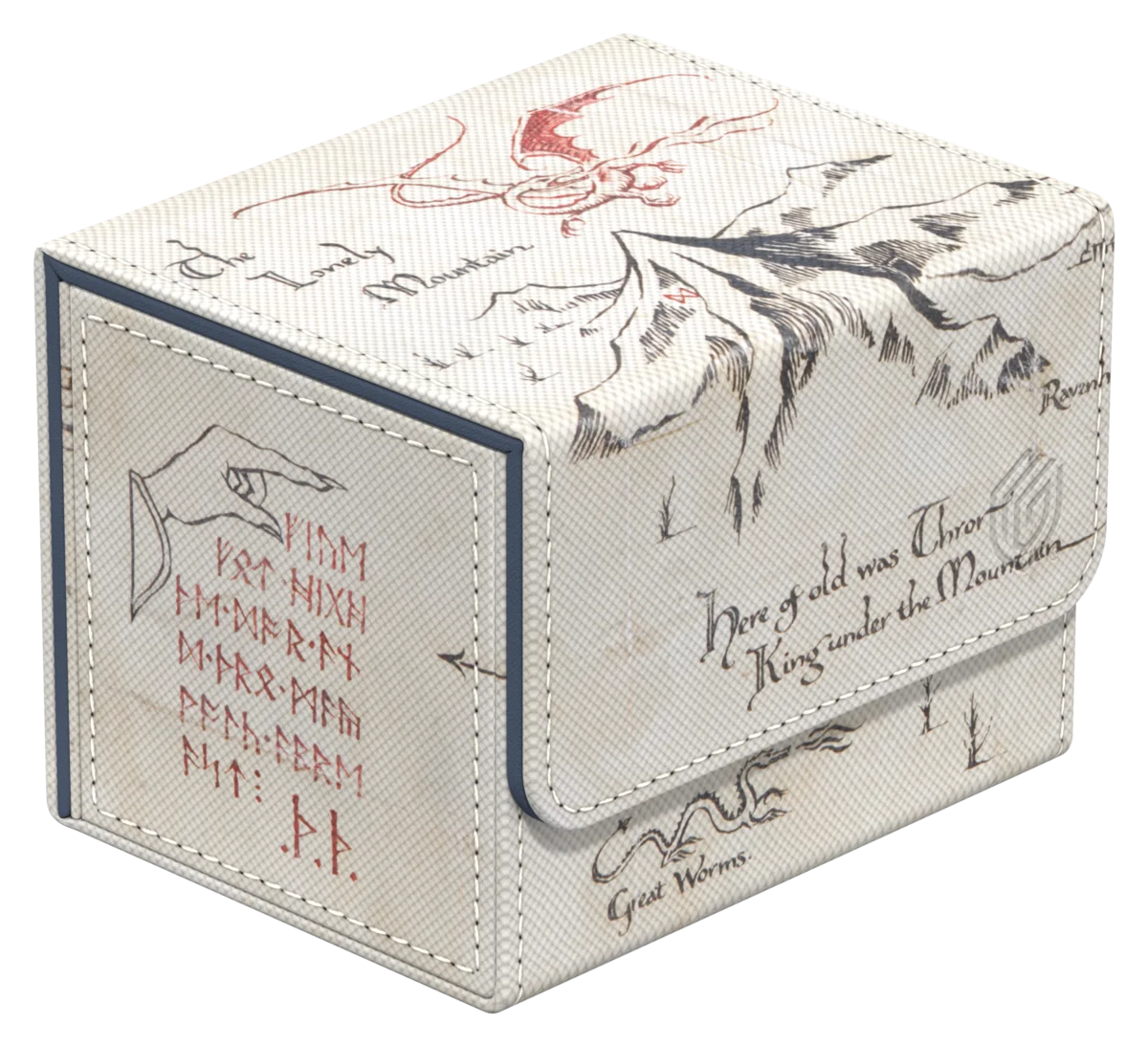 The Hobbit Sidewinder 100 Deck Box - Thror's Map