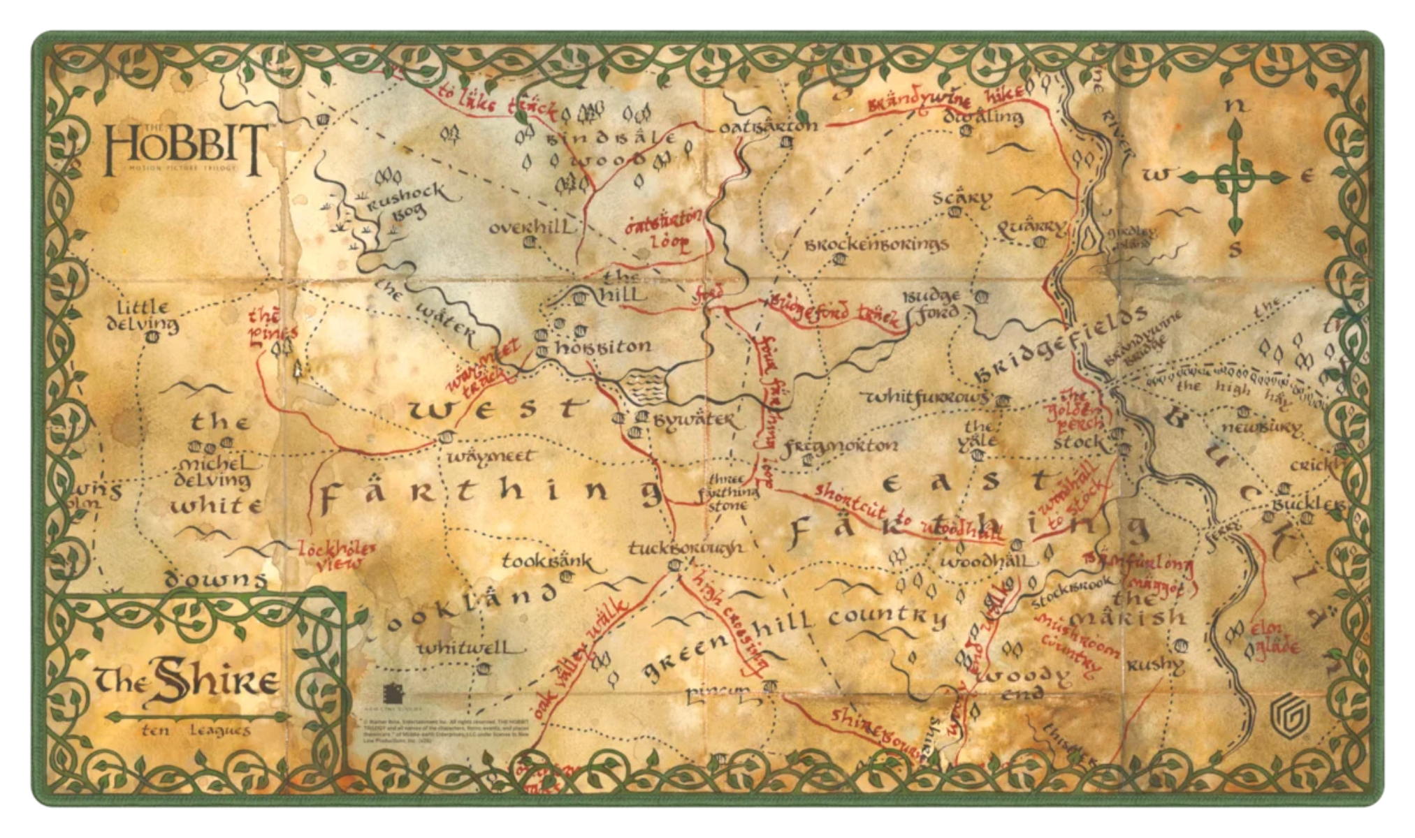 The Hobbit Playmat - The Shire