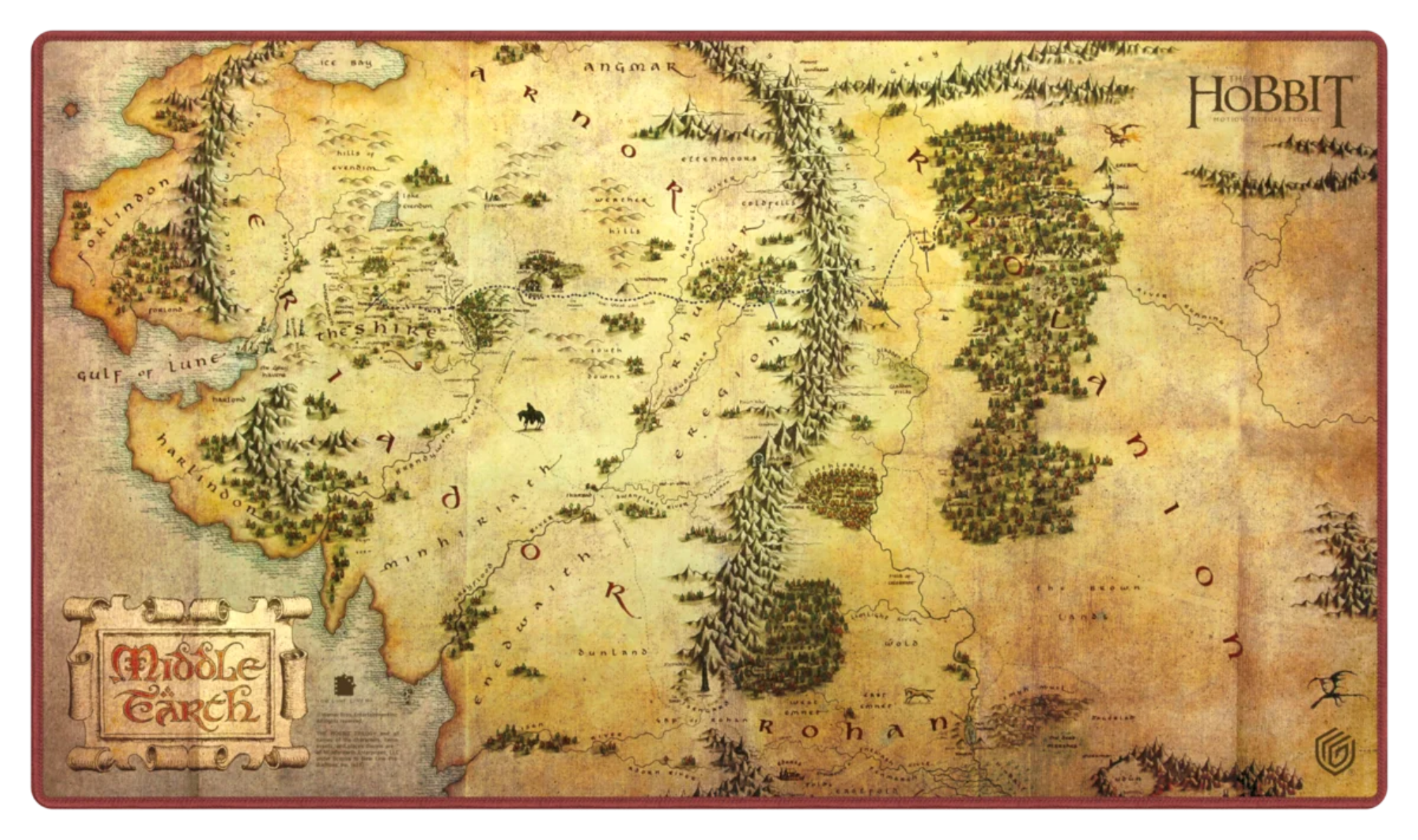 The Hobbit Playmat - Middle Earth