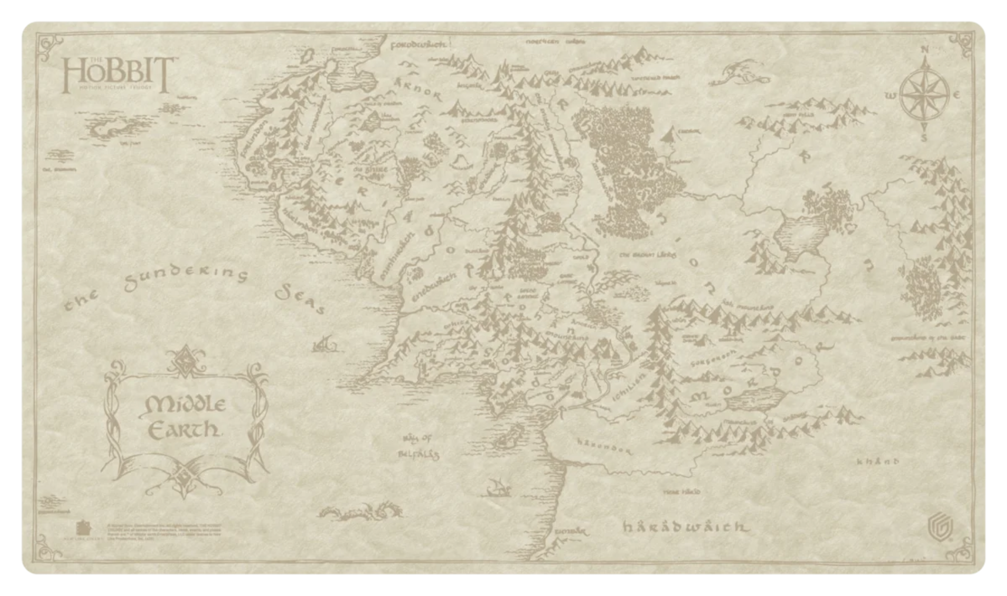 The Hobbit Sophoskin Playmat - Middle Earth