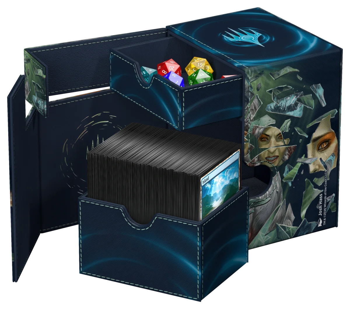 Reality Fracture Flip n Tray 133+ Deck Box - Way of the Mind Sculptor/Way of the Paradox
