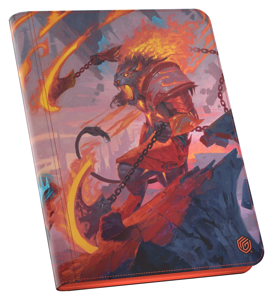 Reality Fracture Zipfolio 360 Card Binder - Ajani Resolute/Ajani Unrelenting
