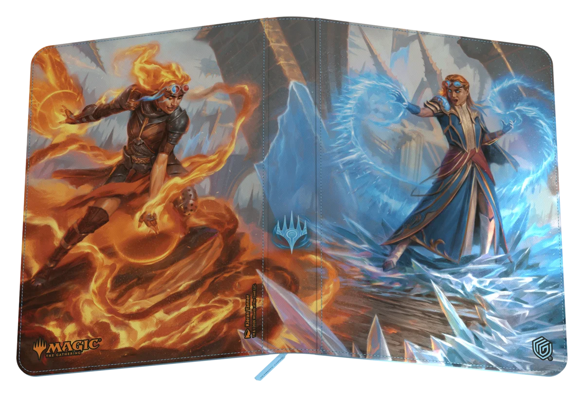 Reality Fracture Zipfolio 360 Card Binder - Chandra, Chill of Compliance/Chandra, Torch of Defiance
