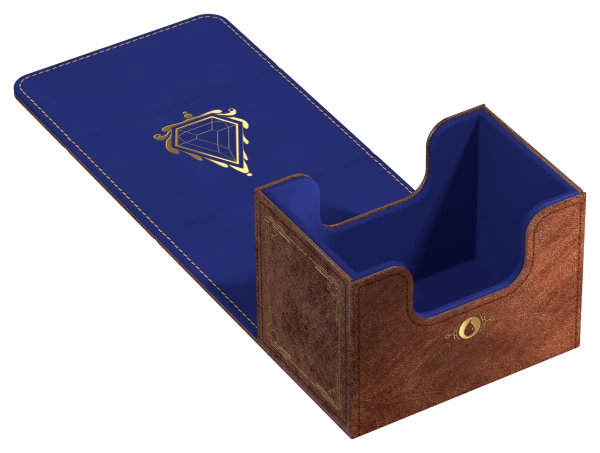 Ultimate Guard Mox Collection Sidewinder 80+ Deck Box - Mox Sapphire