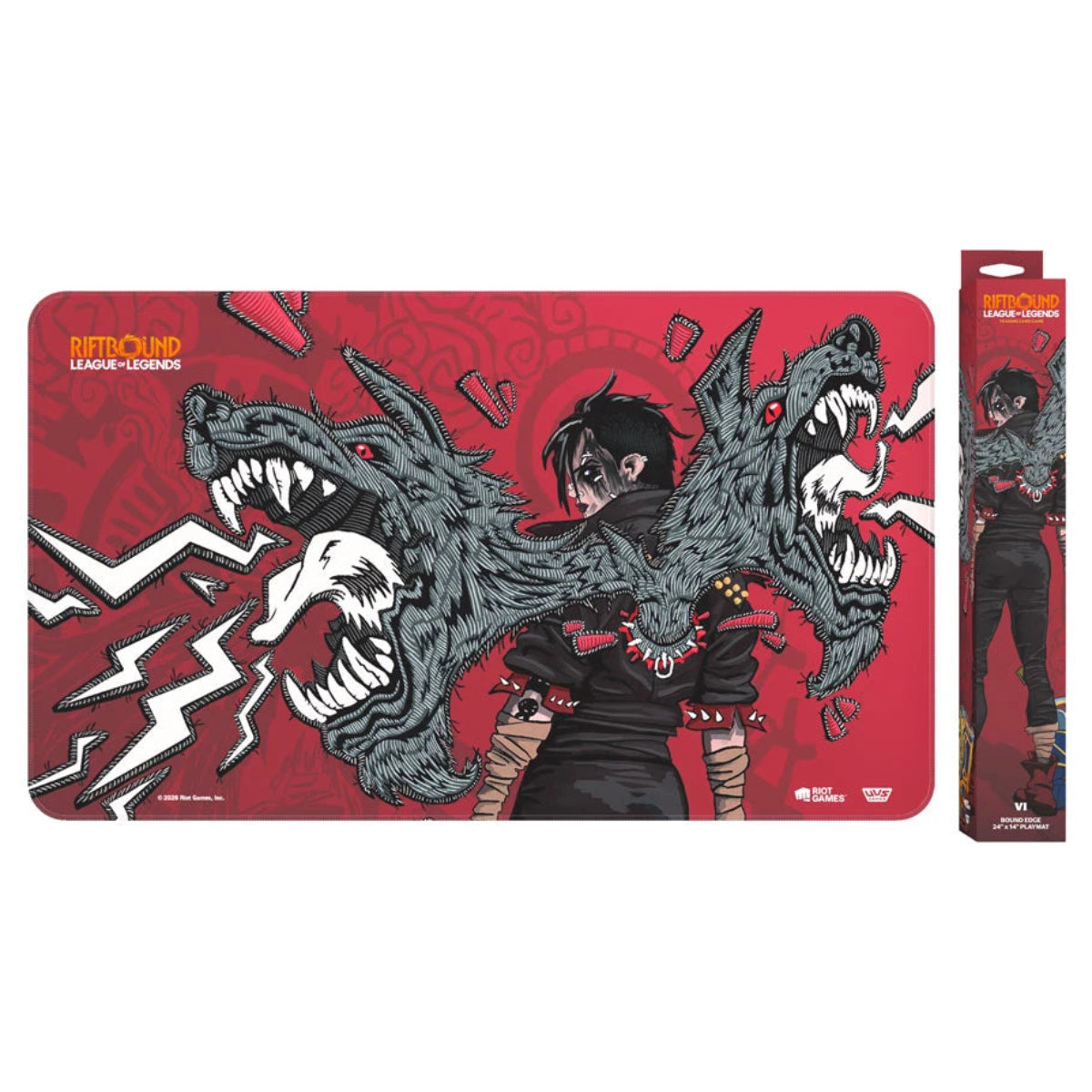 Riftbound Unleashed Playmat - Vi, Piltover Enforcer - Preorder