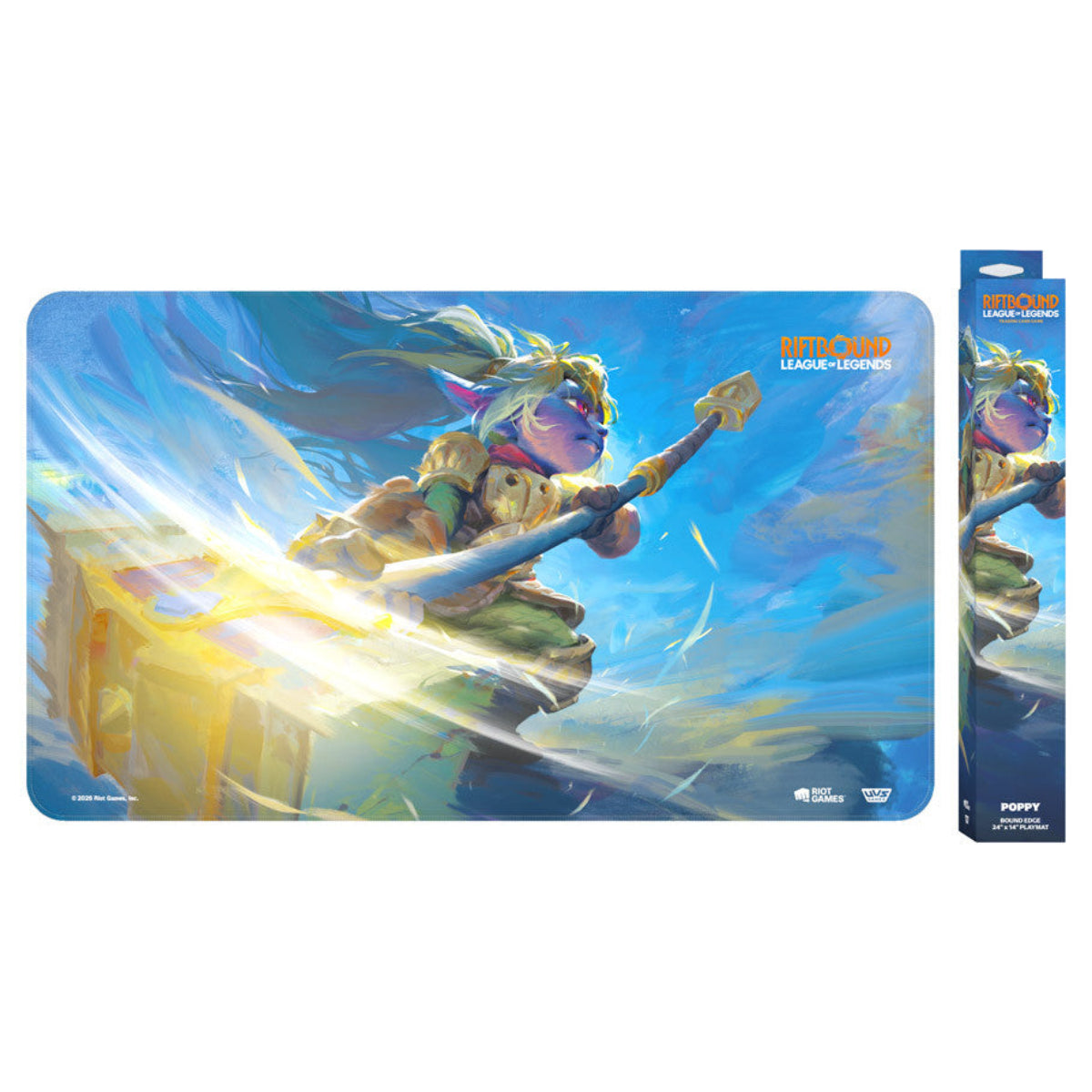 Riftbound Unleashed Playmat - Poppy, Keeper of the Hammer - Preorder