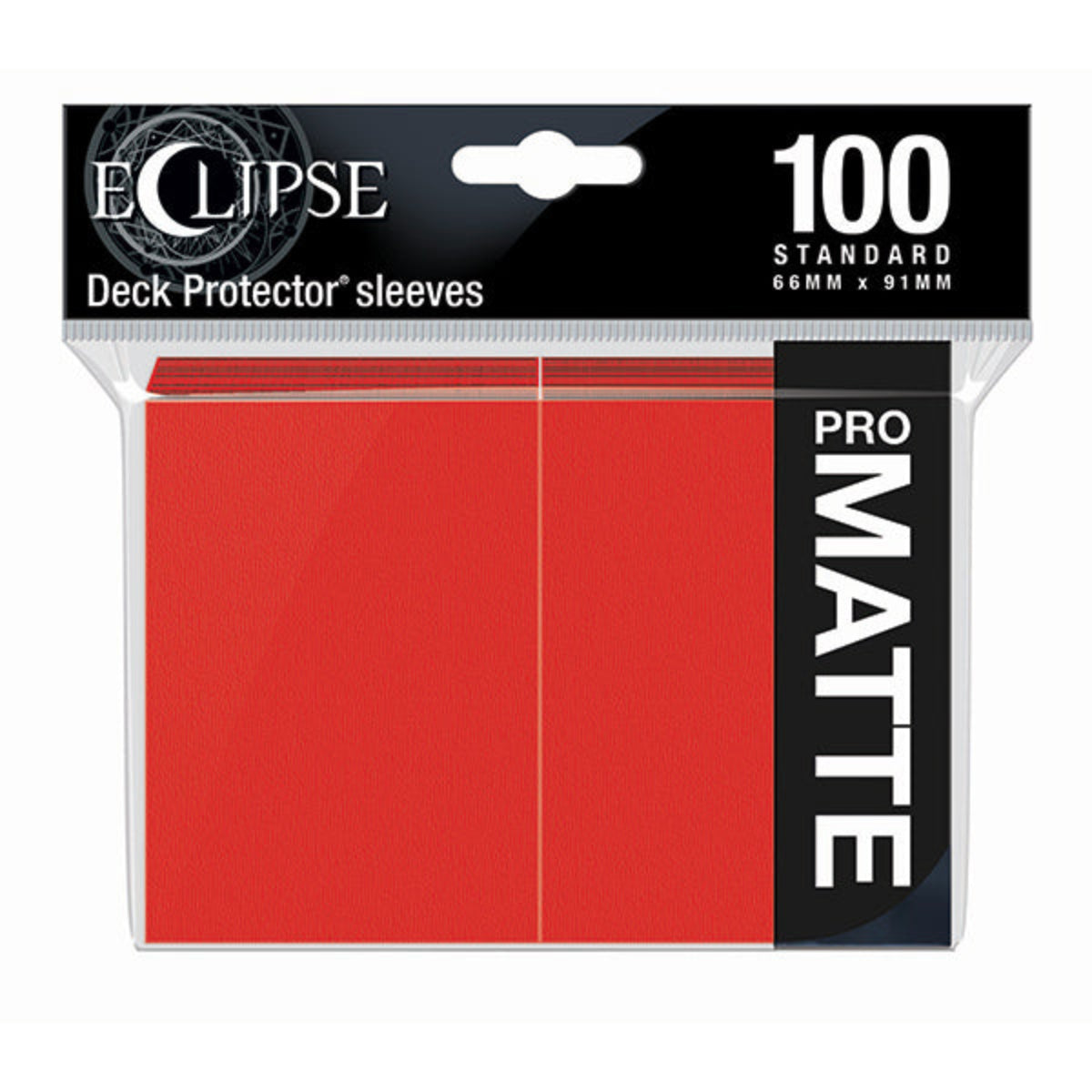 Ultra Pro Eclipse 100 Ct Matte Sleeves - Apple Red