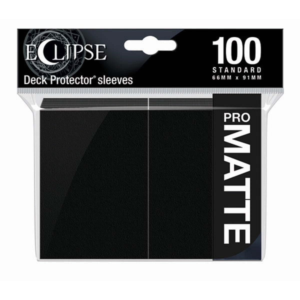 Ultra Pro Eclipse 100 Ct Matte Sleeves - Jet Black