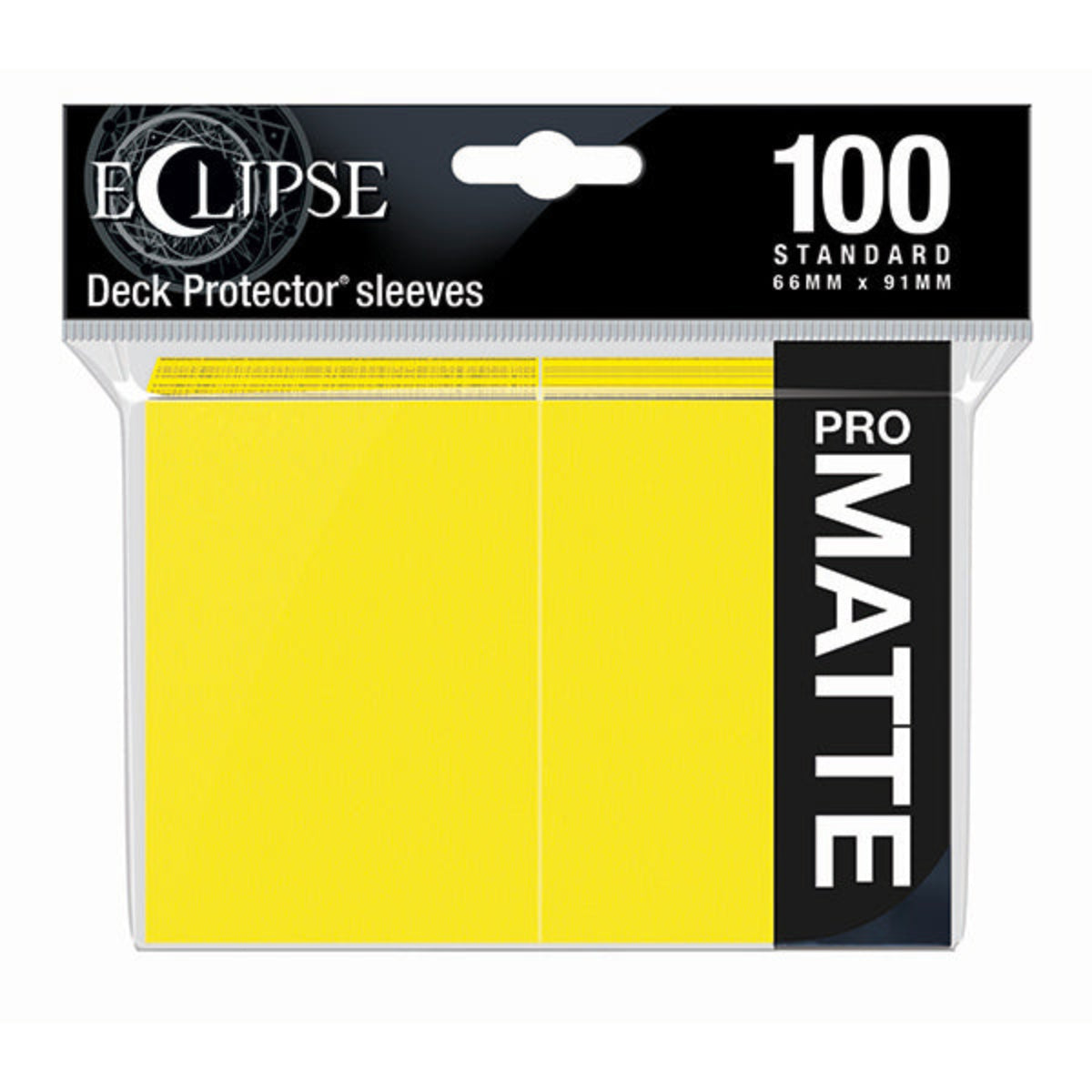 Ultra Pro Eclipse 100 Ct Matte Sleeves - Lemon Yellow