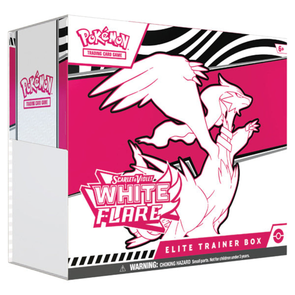 Preorder pokemon scarlet and violet 10.5 white flare elite trainer box