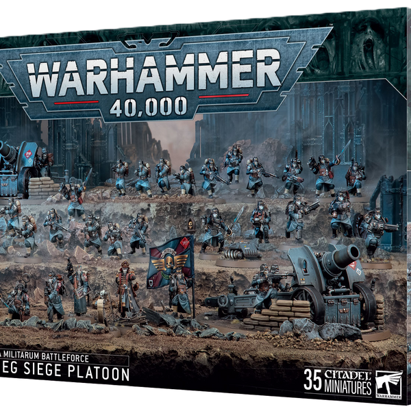 Warhammer 40K Astra Militarum Krieg Siege Platoon Battleforce