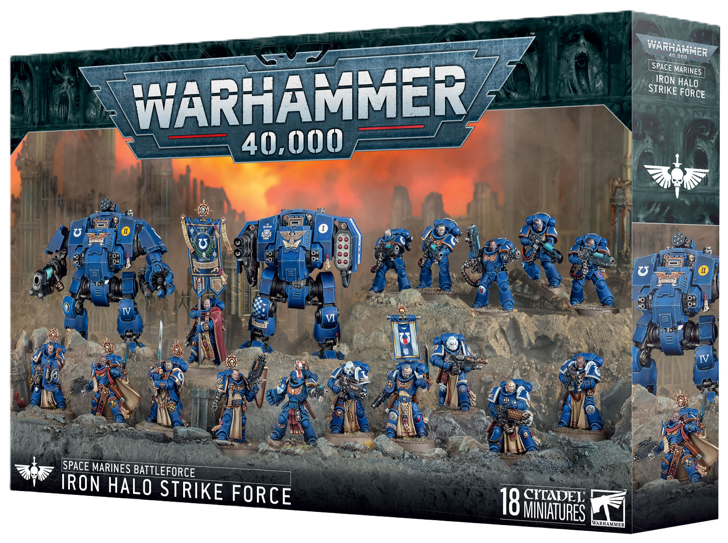Warhammer 40K Space Marines Iron Halo Strike Force Battleforce - Preorder