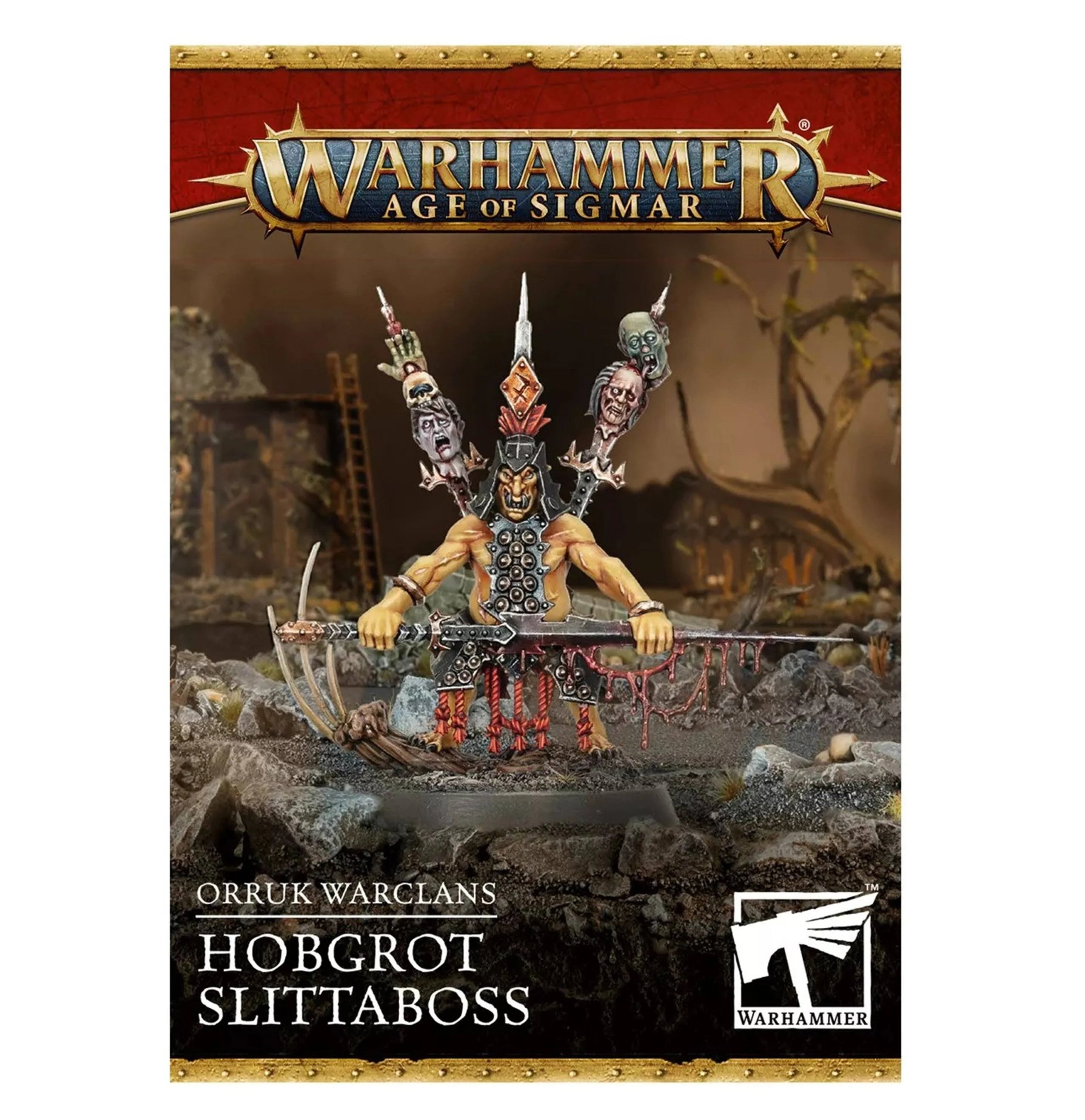 Warhammer AoS Orruk Warclans Hobgrot Slittaboss