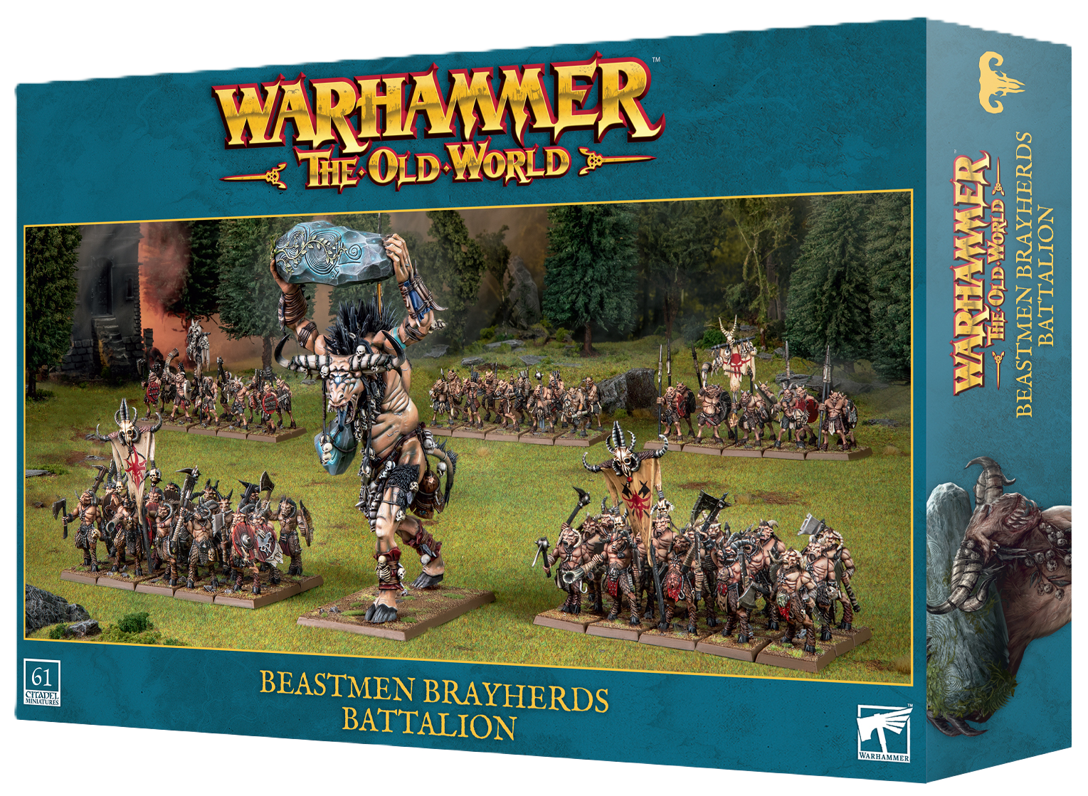 preorder beastmen brayherds battalion warhammer the old world 