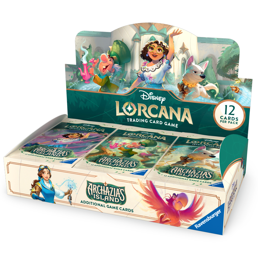 lorcana archazias island booster box display