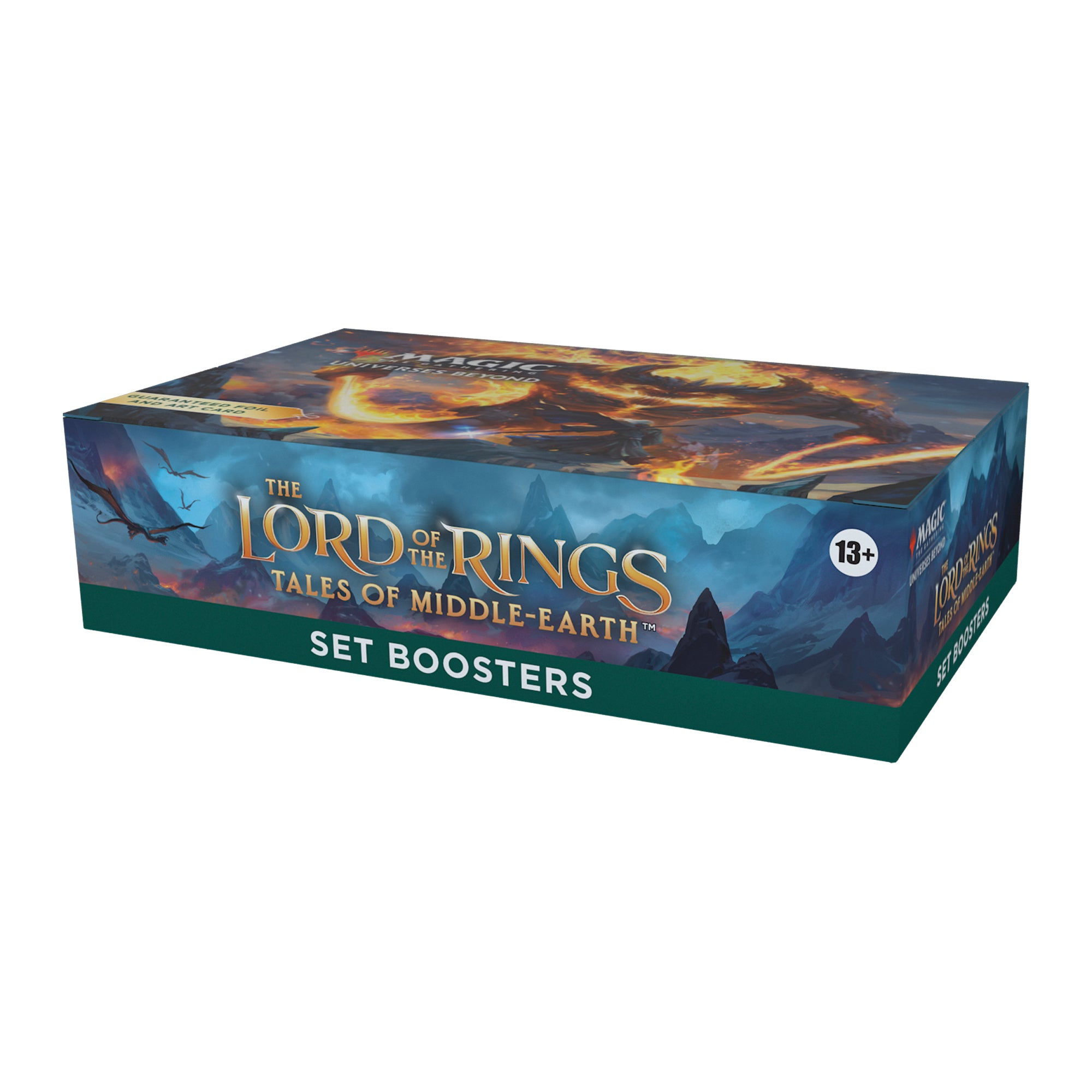mtg lotr lord of the rings set booster box display