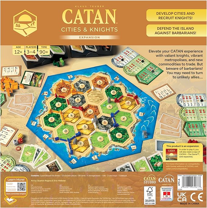 CATAN Cities & Knights Expansion (6th edition)