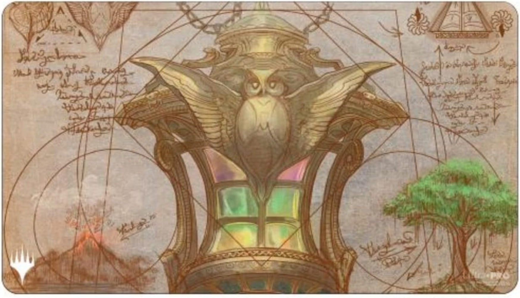 The Brothers' War Schematic Art Chromatic Lantern Playmat