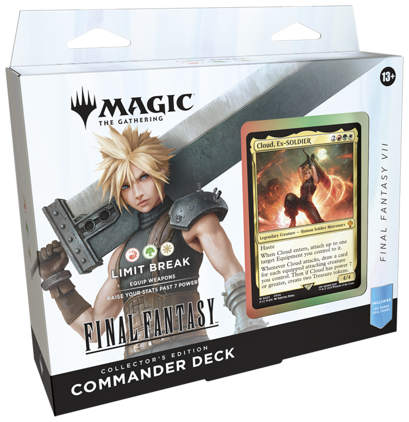 MTG Final Fantasy VII Limit Break Cloud Collector Commander Deck 